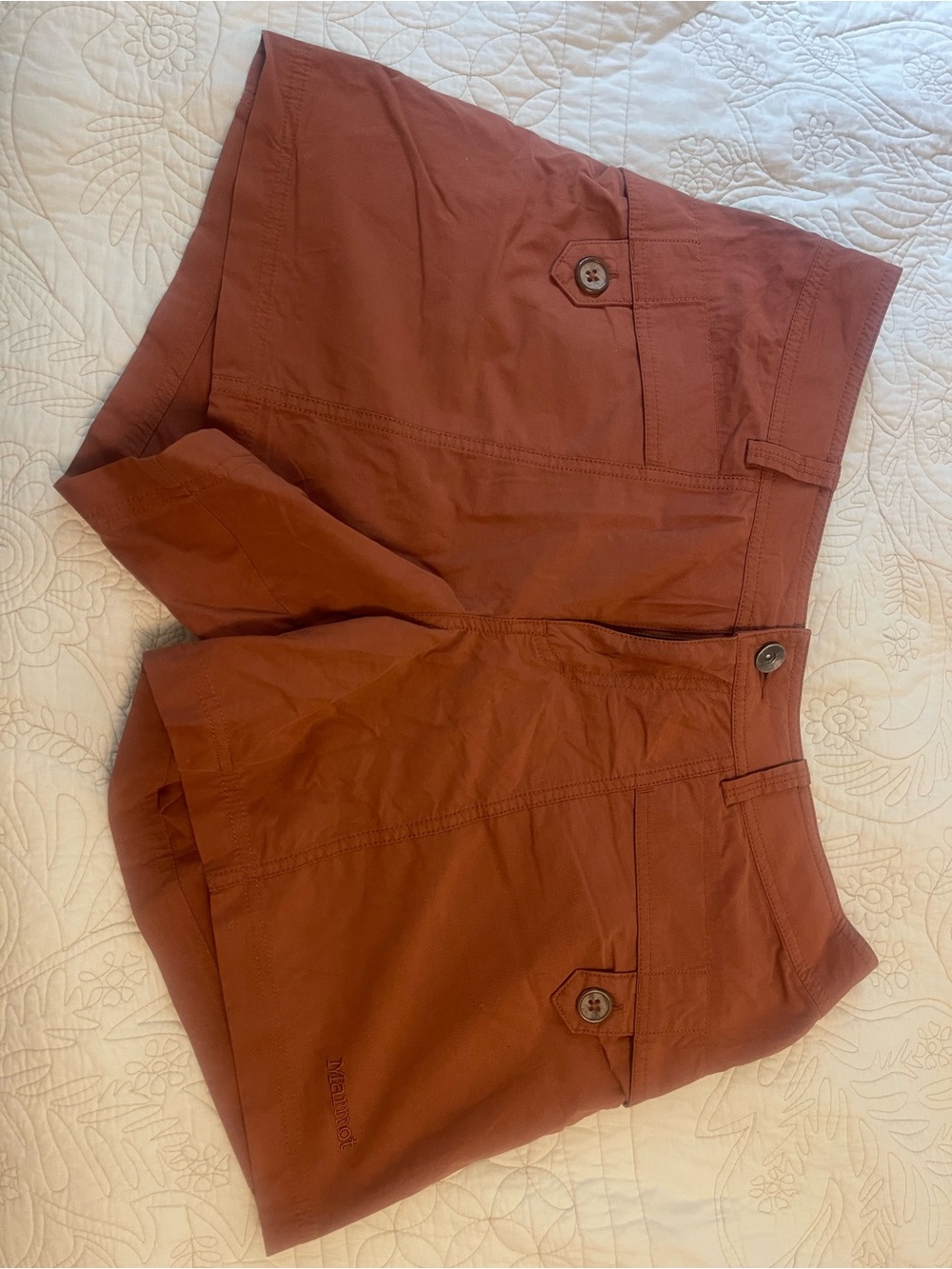 Marmot Women's Rust Orange Outdoor Shorts Size 12